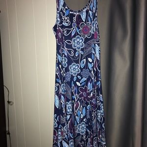 Simple A-line Floral Dress